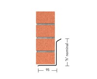 L10-900mm used to support the outer leaf of cavity wall construction. The L10 can be supplied with no top bend. Lintels may be propped to facilitate speed of construction.