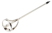 The OX-P120310 OX Pro Mixing Paddle 100 x 600mm is a heavy-duty mixing tool designed for use with power drills. Built from durable steel, the 100mm diameter paddle with a 600mm shaft is ideal for mixing plaster, adhesives, cement, and paints. Its spiral design ensures fast and consistent blending, reducing lumps and air pockets for a smooth, even mix. Perfect for professional plasterers, tilers, and builders who need reliable performance on site.