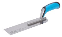 The OX-P011003 OX Pro Pipe Trowel 260 x 75mm is a specialist tool designed for applying and finishing mortar around pipes and tight spaces. Made from hardened and tempered carbon steel, it offers excellent strength and durability. The narrow 75mm blade provides precision when working in confined areas, while the ergonomic DURAGRIP handle ensures comfort and control. A reliable and professional tool for bricklayers and tradespeople working with detailed masonry and pipework installations.