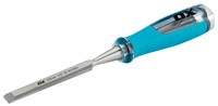 The OX-P370118 OX Pro Heavy Duty Wood Chisel 13mm is a premium tool designed for precision cutting, carving, and shaping of wood. Manufactured from hardened and tempered high-quality steel, it ensures excellent durability and edge retention. The ergonomically designed soft-grip handle offers comfort and control, while the steel strike cap allows for use with a hammer or mallet. Perfect for carpenters, joiners, and woodworking professionals.
