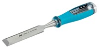The OX-P370425 OX Pro Heavy Duty Wood Chisel 25mm is built for professional use, offering strength, precision, and durability on every job. Manufactured from hardened and tempered high-quality steel, this chisel maintains a razor-sharp edge for accurate cutting and shaping. The ergonomic soft-grip handle ensures comfort and control, while the robust steel strike cap withstands repeated hammer impacts. Perfect for carpentry, joinery, and site work requiring precision and power.