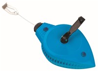 The OX-P027730 OX Trade Heavy Duty Chalk Line Reel 30m is a durable and reliable marking tool designed for professional site use. Built with a strong ABS housing and heavy-duty gearing, it offers excellent strength and smooth operation. The 30m high-strength line provides long reach for accurate marking on larger jobs, while the large chalk chamber reduces refill time. A fold-away winding handle makes retraction quick and easy, making this reel a dependable tool for tradesmen.
