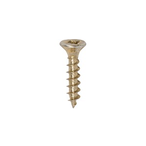 A single thread woodscrew mainly used in various types of timber and man-made boards or into masonry with the use of a plastic plug.

• Double countersunk reduces the likelihood of head shear and assists completion of countersinking
• Wax lubricated to enhance screw insertion time, extra driving torque and resistance to corrosion
• 40&#176; deep single thread to provide a secure fixing with high pull-out resistance
• 25&#176; sharp point and single lead for a fast start and improved thread acceptance
• All sizes up to and including 75mm are fully threaded and lengths 80mm and above all have 70mm thread length